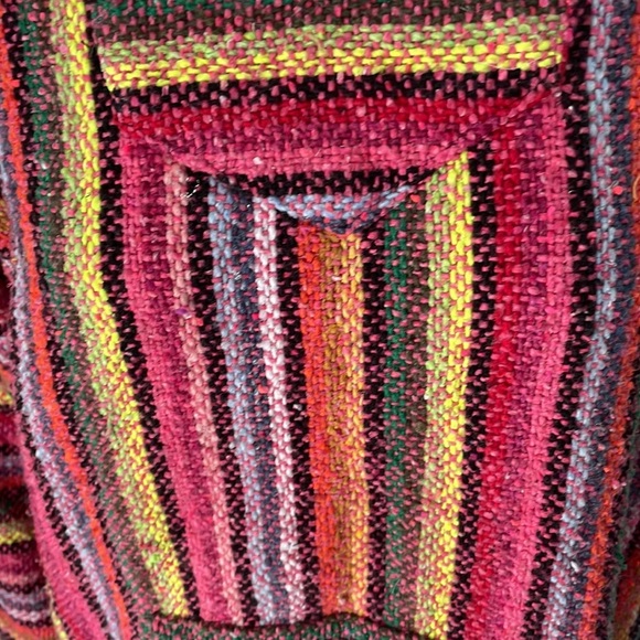 SUNSPECS Pink Rainbow Hooded Striped Pullover - Picture 4 of 7